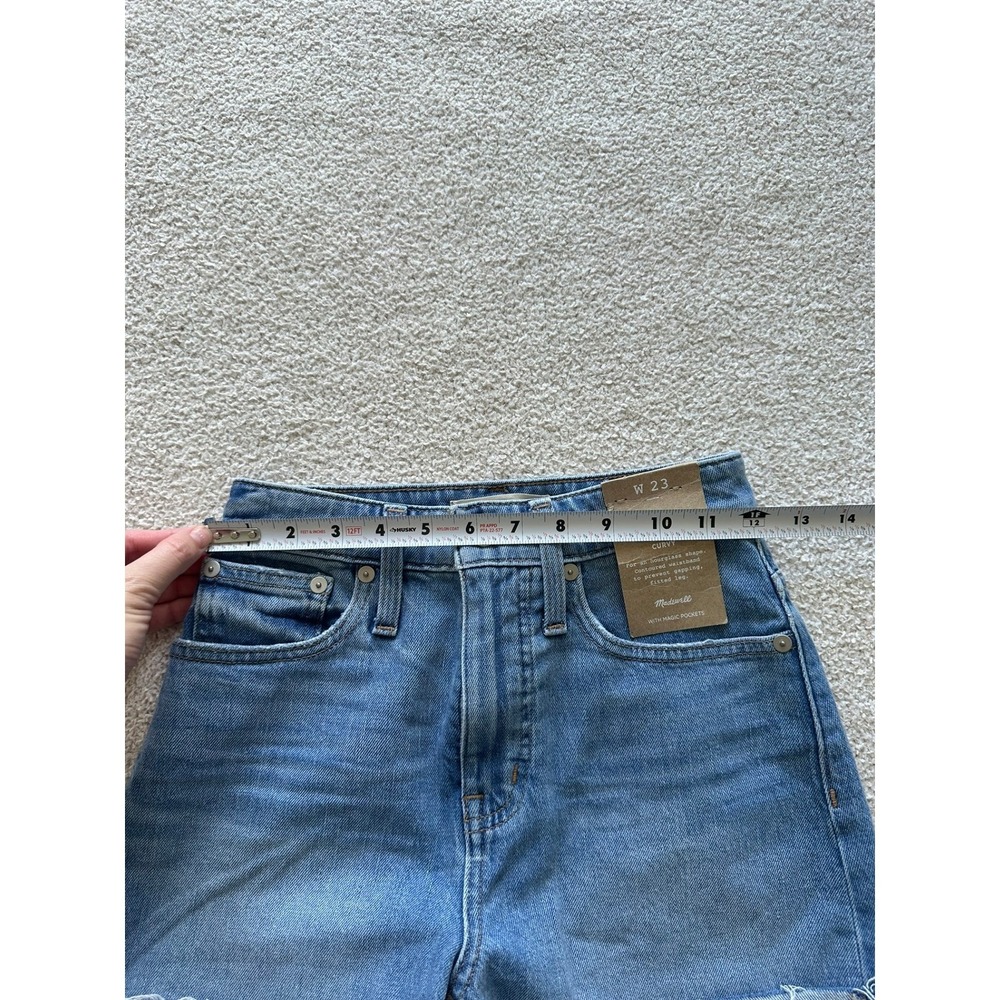 NWT Madewell Women's Curvy High-Rise Denim Shorts Size 23 - Picture 6 of 7